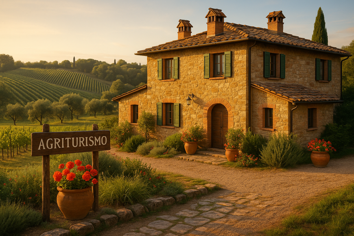 Agriturismo immerso tra ulivi